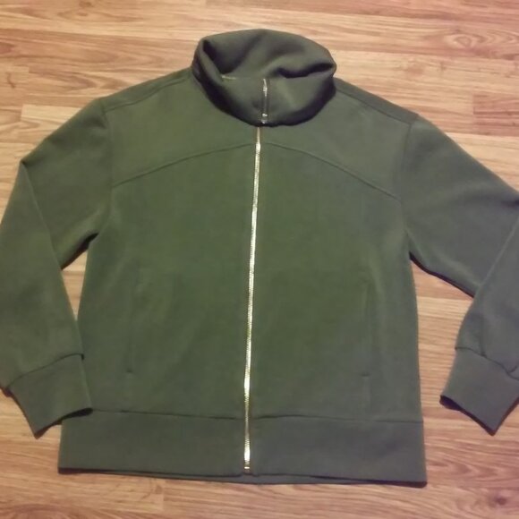 Tommy Bahama Zip Jacket Green Sz SP See Measurements New Unworn Beautiful - Picture 1 of 5